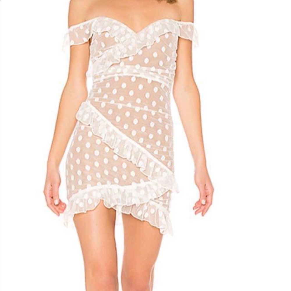 ☀️Revolve Majorelle bandit dress in white xxs